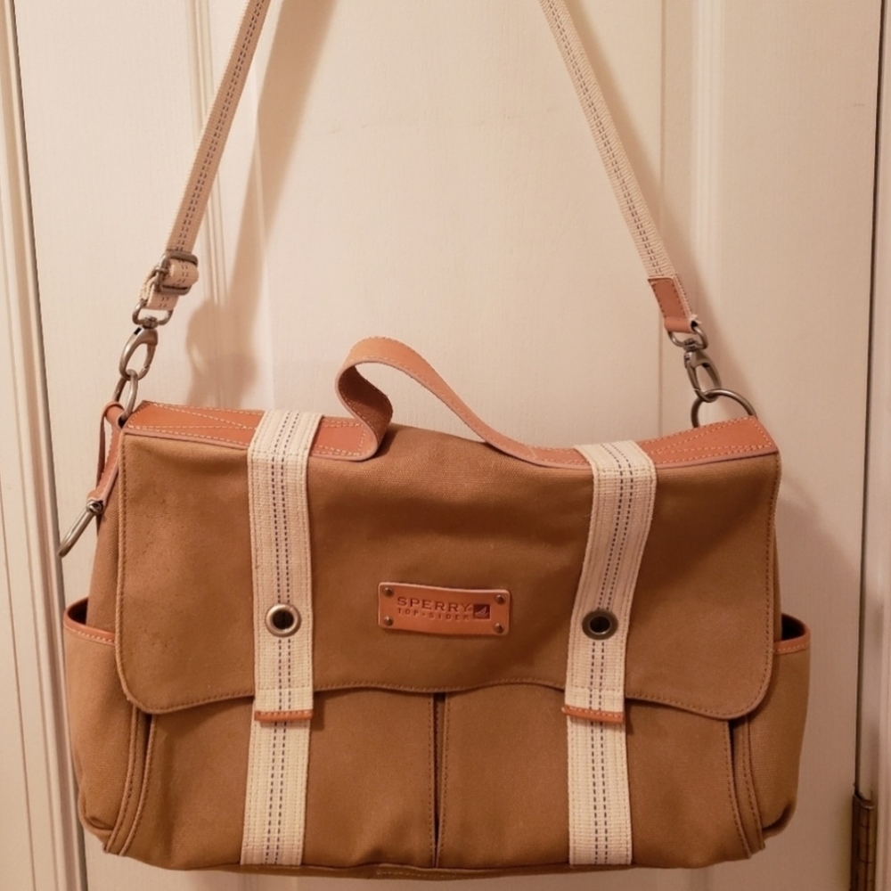 Sperry Messenger Canvas Brief Bag